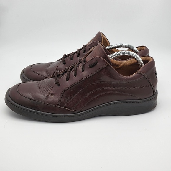 Coach Stephan Oxford Mens 10 D Leather Mahogany Brown Lace Up Made in Italy Shoe main image 9